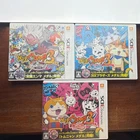 JPN 3DS ONLY Yo-kai Watch 3 Sukiyaki, Sushi, Tempura Nintendo 3DS 2016 w/ Cases