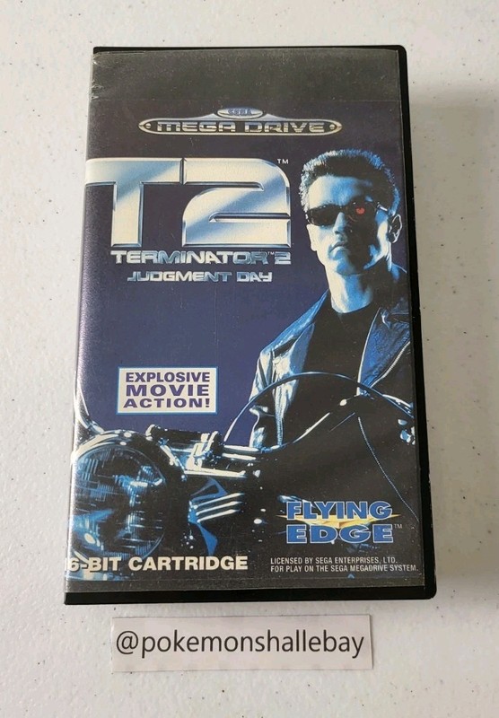 T2 Terminator 2 Judgement Day - SEGA Mega Drive *CASE ONLY - Free Tracked Post*