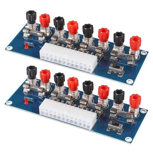 MELIFE 2pcs 24 Pin ATX Power Supply Breakout Adapter Module Desktop Computer...