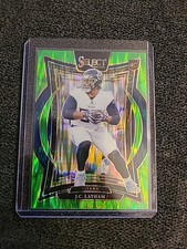 2024 Panini Select - Concourse J.C. Latham #11 Neon Green Shock Prizm /599 (RC)