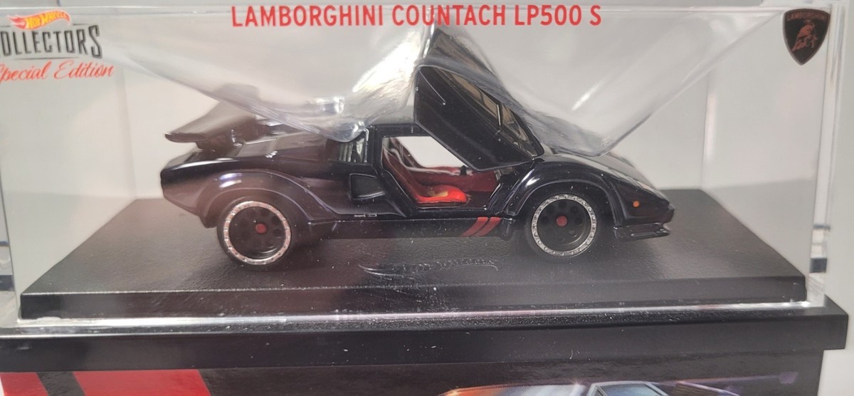 Hot Wheels RLC Exclusive Lamborghini Countach LP500 S - Black