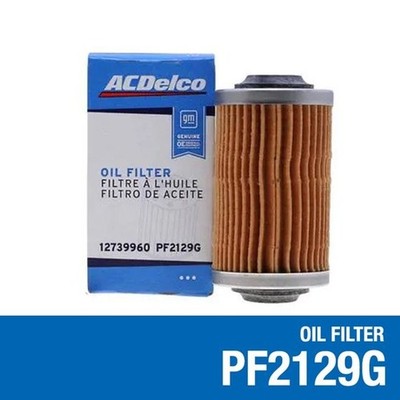 ACDelco GM Original Equipment PF2129G Engine Oil Filter, 2.2'' Diameter, 4'' Heigh