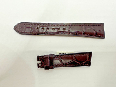 100% Original NOS Vacheron Constantin Leather Strap Band  Eggplant Purple  17MM