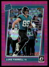 Luke Farrell 2021 Donruss Optic #287 Jacksonville Jaguars Insert ? SEE SCAN!