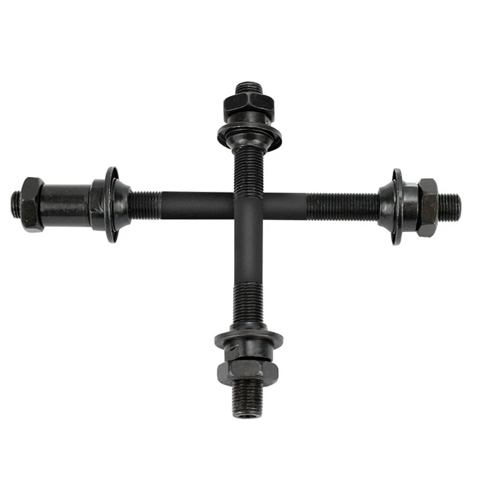 108/144mm Hub Axle Bearing Axle Bicycle Carbon steel Front / rear axle - Image 3 of 4