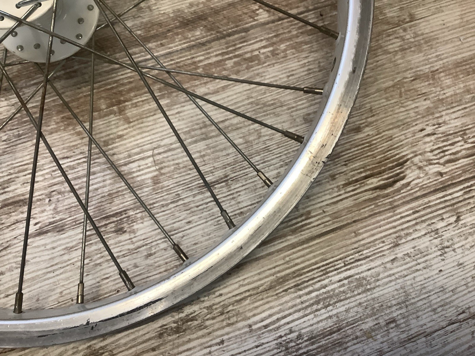 Old School Bmx Gt Super lace Wheelset Ukai Hoops Original Paint,Decals 36 Spoke