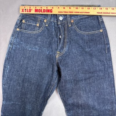 Levi's 501　28インチ Levis 501 Jeans Mens 28x34 Blue Japanese Selvedge Green Line Pants