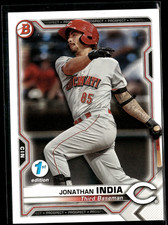 Jonathan India - 2021 Bowman 1st Edition Card BFE-46 Cincinnati Reds