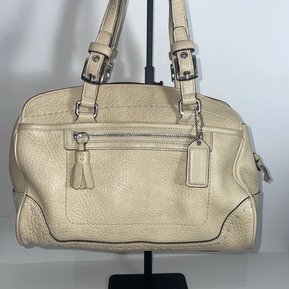 ТРЕНЕР Hampton песок бежевый шагреневой кожи кисточки сумка Дамская сумка 5031 - Изображение 2 из 4