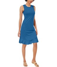 maison Jules Womens Ruffled-Hem Bodycon Dress