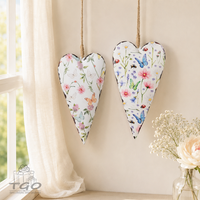 Formano 2Er- Set HäNger Aus Metall Mit Blumendekor 10X17Cm-582416