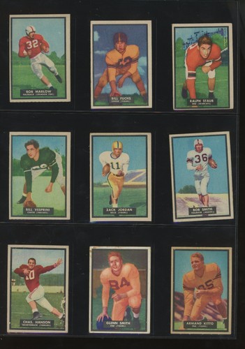 1951 Topps Magic Football Complete Set (75/75) Janowicz Wade - Picture 9 of 24