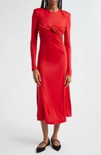 Farm Rio Twisted Cup Midi Dress Size:M $248 NWT