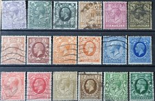 LOT OF 18 VINTAGE UNITED KINGDOM STAMPS - KING GEORGE V SERIES
