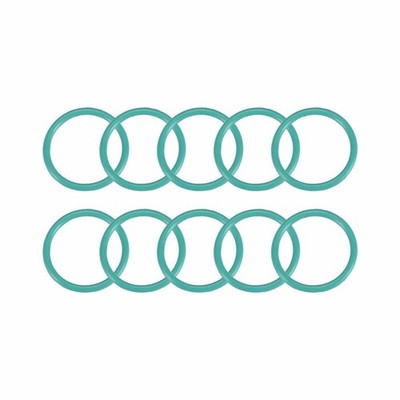Fluorine Rubber O Rings 20mm OD 16.2mm ID 1.9mm Width Seal Gasket Green 10Pcs KD
