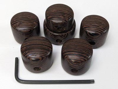  4 TONE-VOL, one STACK KNOB, US made, WENGE WOOD  , FRENCH POLISHED FINISH