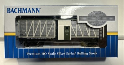 Bachmann HO Scale Live Poultry Transportation Co. Car With Chickens #251