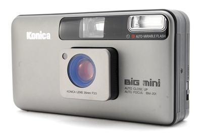 📹[N.MINT /READ!] Konica Big Mini BM-201 Point&Shoot 35mm