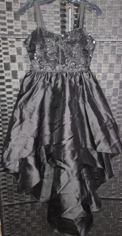 Bonnie Jean Big Girls Sleeveless Floral-Embroidered/High-Low dress size 16 NWOT