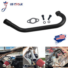 Upgrade Exhaust Pipe For Honda GX160,GX200 Black Go Kart