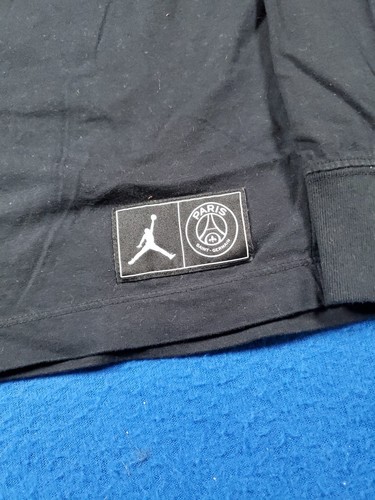 Nike Air Jordan x PSG Long Sleeve Shirt Men's Large Paris Saint Germain Soccer - Picture 11 of 15