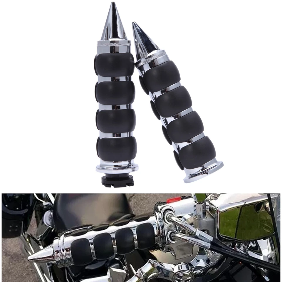 Empuñaduras de manillar de motocicleta 22 mm 7/8" para Honda Goldwing 1000 1200 1500 1800 Foto 3 de 4