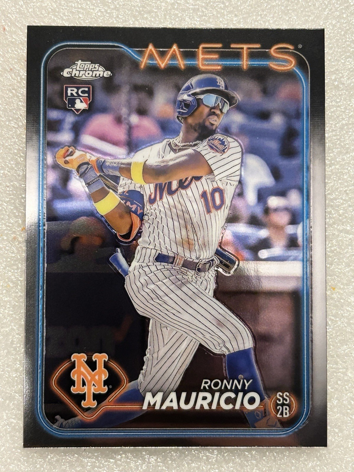 2024 Topps Chrome Ronny Mauricio #28 RC Rookie Card New York Mets