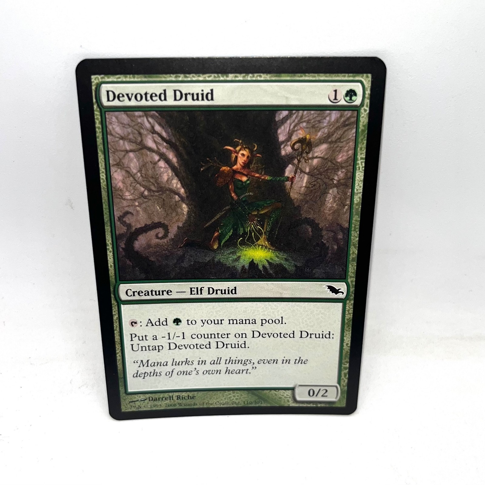 Devoted Druid 110 Common Shadowmoor Magic: The Gathering Lightly Played