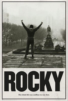 Rocky Balboa A Million To One Shot Poster Wandposter 61x91,5 cm