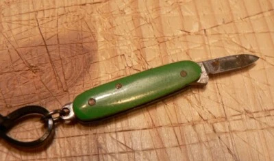 TASCHENMESSER XXXS, EXTRAKLEIN, deutsches Produkt, 1,5 cm Klinge, Uhrkette o. Ä. - Bild 1 von 4