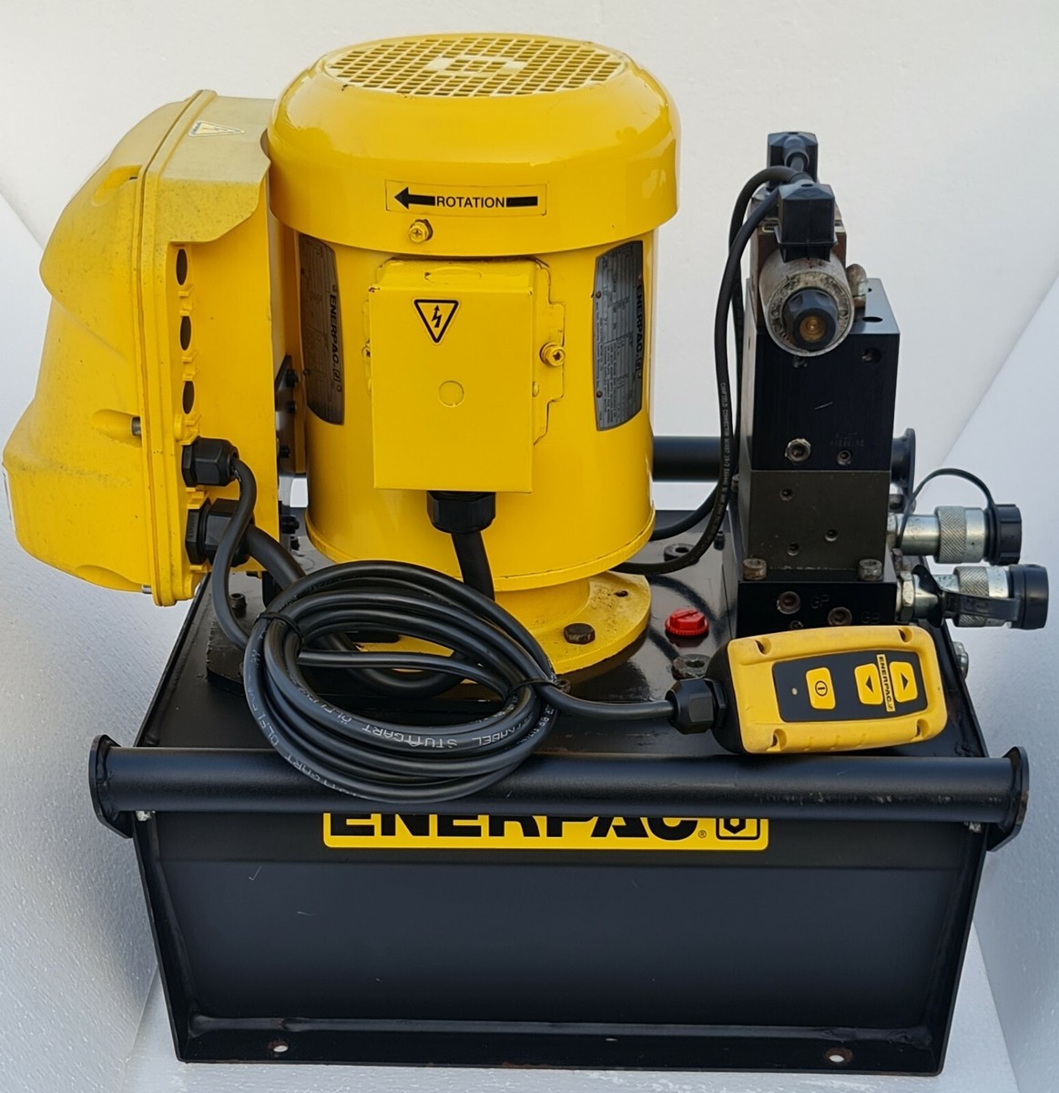 ENERPAC ZE5420SWE050 ELECTRIC HYDRAULIC PUMP, SOL. VAL, LCD