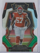 2022 Panini Select Orlando Brown Black and Green Premier Die-Cut Prizm #151