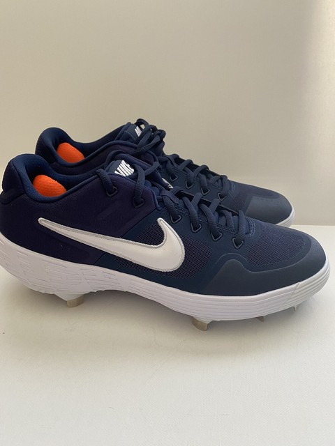 Nike Huarache 4 Lacrosse Cleats - White/Navy