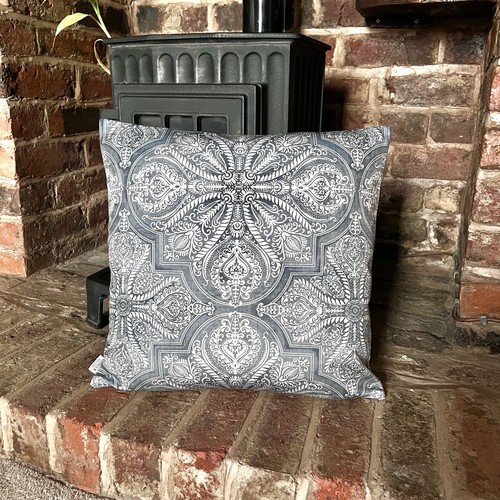 1351. MELFI GRAPHITE Velvet Cushion Cover Various sizes - Picture 2 of 5