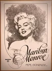 MARILYN MONROE -Collection of 6 Original Plates - Pepe Gonzales -1979 -Portfolio-