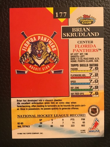 1993 - 94 Topps Stadium Club Hockey- - - Pick A Card -#1 - #246 - Picture 176 of 248