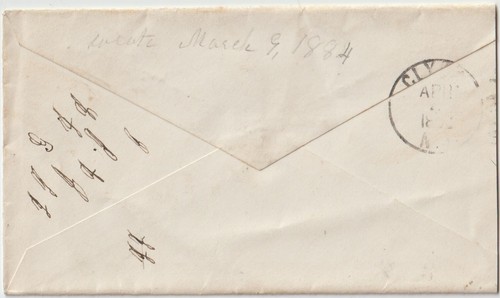 Junius NY 1882 3ct bnknte lite Magenta target + dcds(Seneca Co) (A191) - Picture 2 of 2