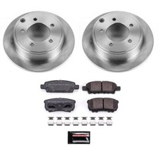 PowerStop KOE3033 OE Stock Replacement Low-Dust Ceramic Brake Pad and Rotor Kit