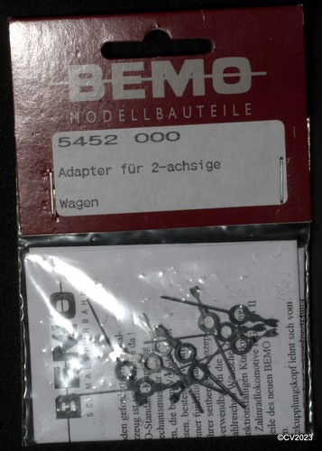 1/87 H0 BEMO componentes modelo 5452 000, acoplamiento corto - adaptador para vagones de 2 ejes | Zustand: Gebraucht