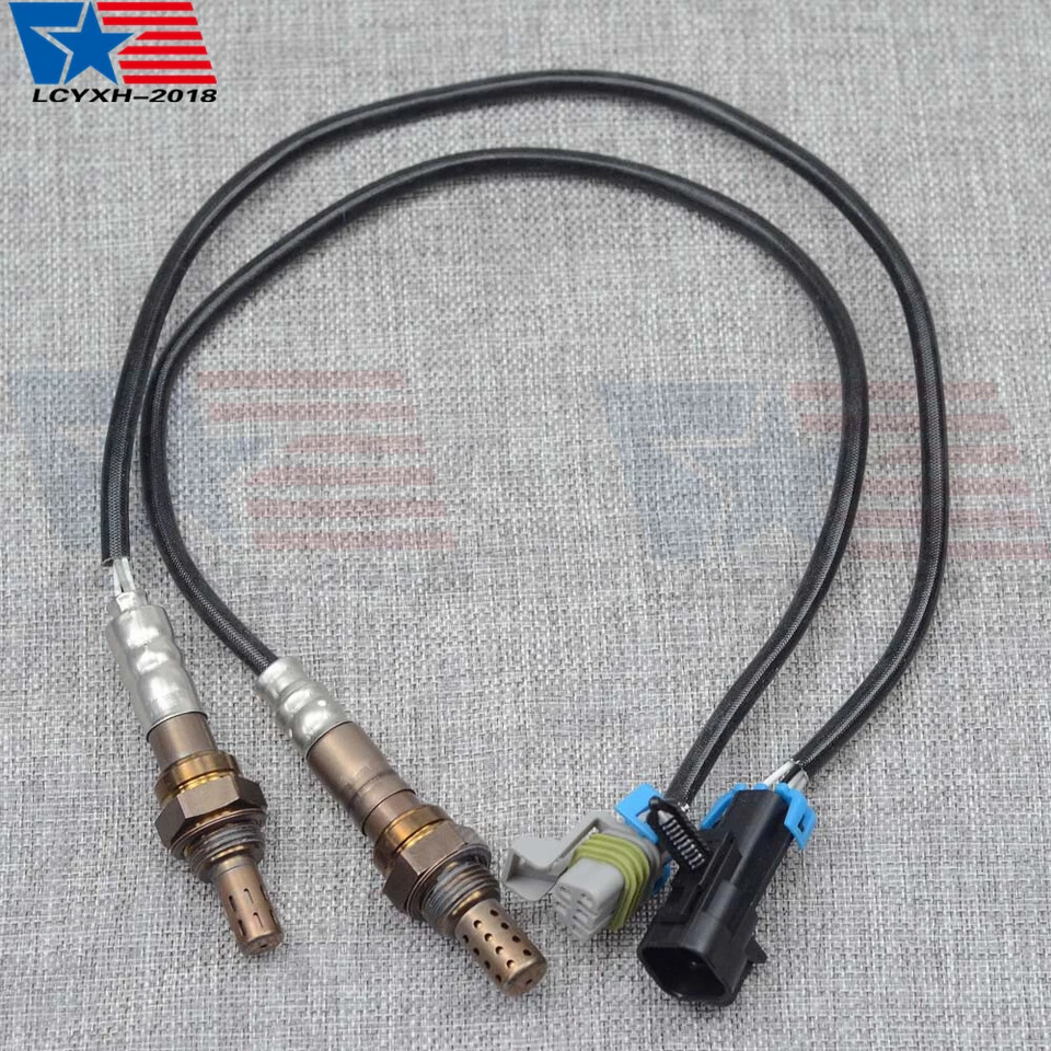 Sensores de oxígeno O2 2 piezas para Chevrolet Malibu Equinox GMC Pontiac Saturn 2,4 L L4 Foto 4 de 4