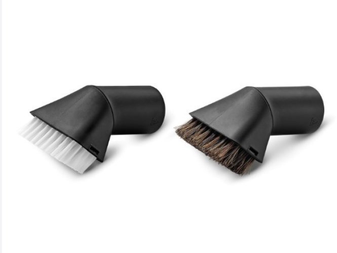 Embout brosse poils doux Ø 35 mm en nylon haute densité noir