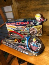 vintage tin battery operated usa-nasa apollo spaceship modern toy japan