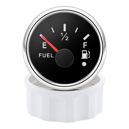 2" 52MM Universal Gas Fuel Level Gauge 240-33 ohms Analogue LED Car Marine Boat - Picture 9 of 19
