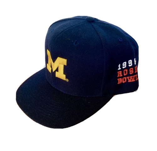 1998 Michigan Wolverines Authentic Rose Bowl Cap Mütze SELTEN NEU "LAST ONE"