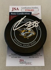 Kyle Turris signed Nashville Predators Official Game Puck autographed Preds JSA