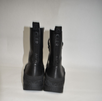 MONCLER★COMBAT MONCLER Envile buckled leather combat boots | NET-A-PORTER