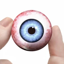 30mm Baby Blue Glass Eyes Human Doll Taxidermy Eyeballs