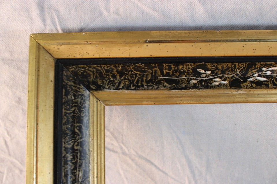 ANTIQUE FITS 15" X 24" GOLD GILT GESSO ORNATE AESTHETIC VICTORIAN