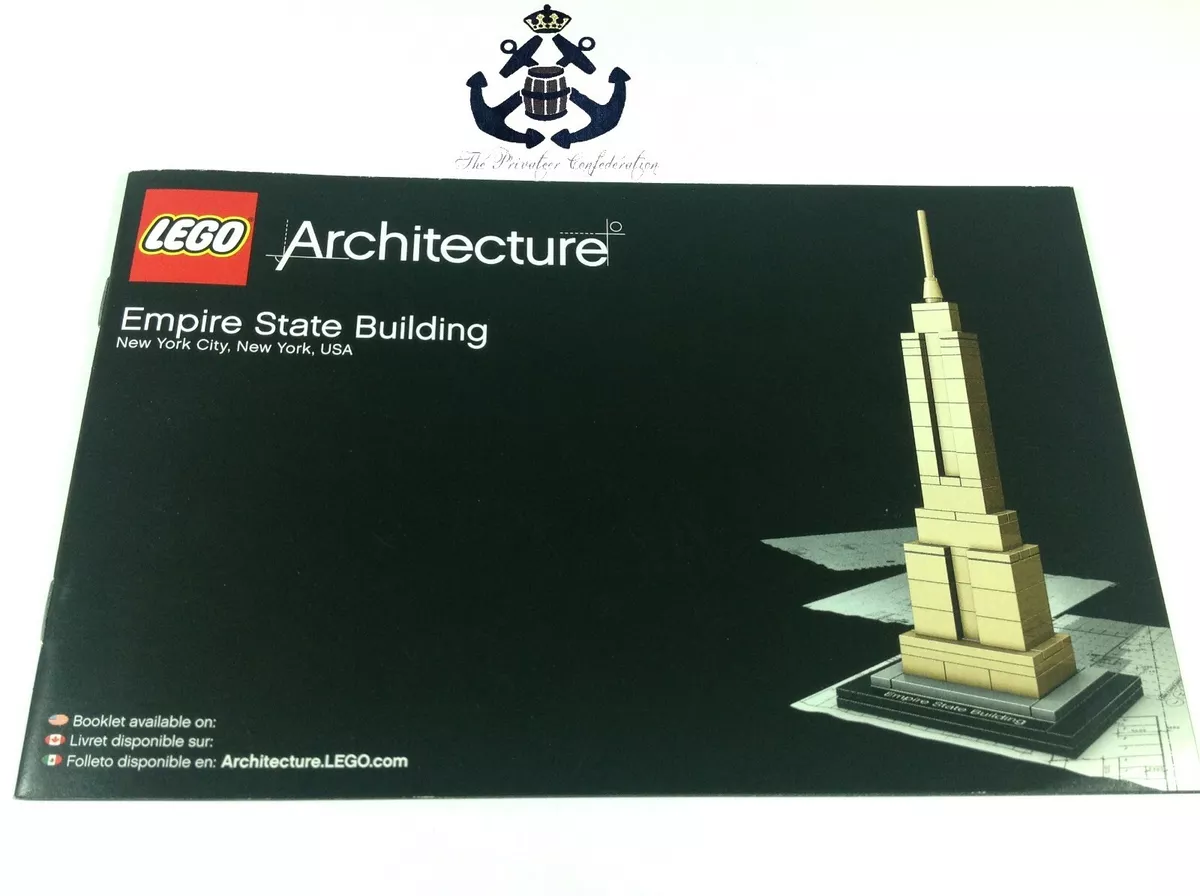 Lego Architecture Empire State Building Instructions For Set 21002-1
