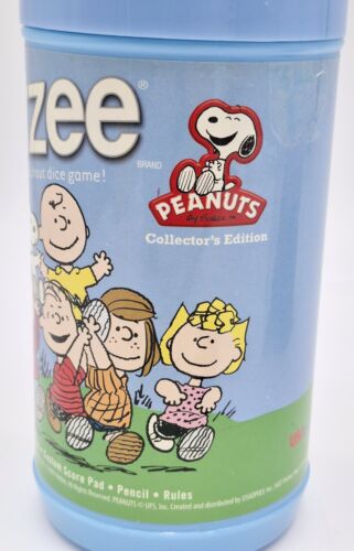 Hasbro Yahtzee Peanuts Baseball Collectors Edition Snoopy Charlie Brown Complete - Picture 7 of 11